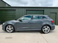 Used Audi A3 S-Line 150 HP (110 kW) 2016 Grey Hatchback