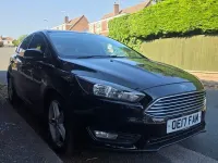Used Ford Focus Zetec 125 HP (91 kW) 2017 Black Hatchback