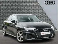 Used Audi A3 S-Line 108 HP (79 kW) 2022 Black Sedan