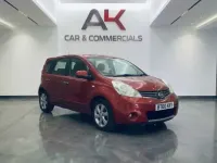 Used Nissan Note N-TEC 88 HP (64 kW) 2010 Red Hatchback