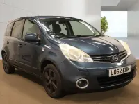 Used Nissan Note N-TEC 110 HP (80 kW) 2012 Blue Hatchback