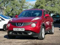 Used Nissan Juke Acenta Premium 117 HP (86 kW) 2011 Red SUV