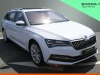 Used Skoda Superb LAURIN & KLEMENT 190 HP (139 kW) 2022 Moon white metallic Estate