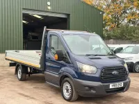 Used Ford Transit 130 HP (95 kW) 2019 Blue Cabriolet