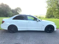 Used Mercedes C250 2011 White Sedan