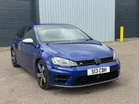 Used VW Golf VII R 2015 Blue Hatchback