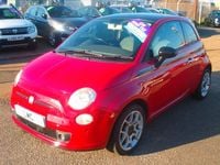 Used Fiat 500 Sport 69 HP (50 kW) 2009 Red Hatchback