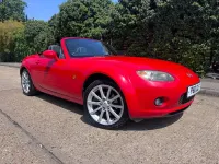 Used Mazda MX5 Inclusive 160 HP (117 kW) 2007 Red Cabriolet
