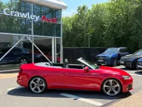 Used Audi A5 Cabriolet S-Line 190 HP (139 kW) 2019 Red Cabriolet