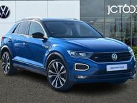 Used VW T-Roc R-line 150 HP (110 kW) 2020 Blue SUV