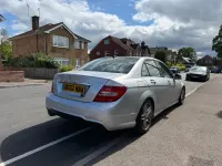 Begagnad Mercedes C250 AMG 2012 Silver Sedan