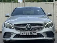 Used Mercedes C300 AMG line 245 HP (180 kW) 2019 Silver Sedan