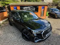 Begagnad Audi Q3 S-Line 150 HK (110 kW) 2019 Svart SUV