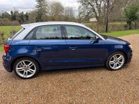 Used Audi A1 Sportback S-Line 105 HP (77 kW) 2014 Blue Hatchback