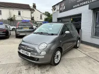 Used Fiat 500 Lounge 69 HP (50 kW) 2012 Grey Cabriolet