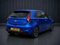 Käytetty MG MG3 Exclusive 106 HP (77 kW) 2019 Sininen Viistoperä