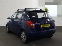 Usado Skoda Fabia 60 CV (44 kW) 2014 Azul Utilitario