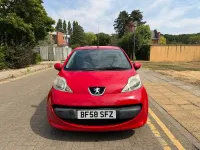 Used Peugeot 107 68 HP (50 kW) 2008 Red Hatchback