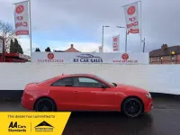 Used Audi A5 Black Edition 177 HP (130 kW) 2015 Red Coupe