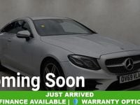 Used Mercedes E220 AMG line 194 HP (142 kW) 2019 Silver Coupe