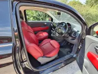 Used Fiat 500 Lounge 69 HP (50 kW) 2009 Black Cabriolet
