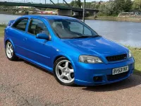 Used Vauxhall Astra 196 HP (144 kW) 2003 Blue Hatchback