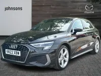 Used Audi A3 S-Line 147 HP (108 kW) 2022 Black Sedan