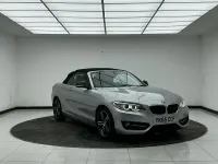 Used BMW 220 Sport Line 184 HP (135 kW) 2015 Silver Cabriolet