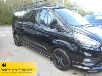 Used Ford Transit Custom Limited 130 HP (95 kW) 2019 Black Van