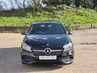 Used Mercedes A180 AMG line 109 HP (80 kW) 2018 Black Hatchback