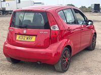 Used Suzuki Splash 68 HP (50 kW) 2012 Red Hatchback