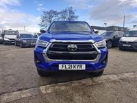 Used Toyota HiLux 150 HP (110 kW) 2021 Blue Pickup