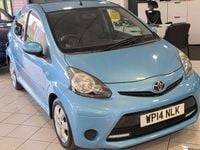 Used Toyota Aygo Style 68 HP (50 kW) 2014 Blue Hatchback
