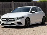 Used Mercedes A180 AMG line 2019 White Hatchback