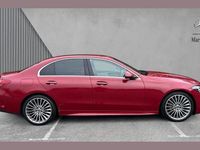 Used Mercedes C300e AMG Line Premium 254 HP (186 kW) 2023 Red Sedan