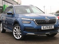 Used Skoda 110 R SE L 81 HP (59 kW) 2021 Titan blue metallic Estate