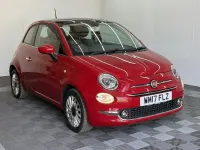 Used Fiat 500 Lounge 85 HP (62 kW) 2017 Red Hatchback