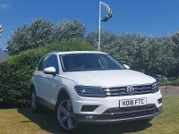 Used VW Tiguan SEL 150 HP (110 kW) 2018 White SUV