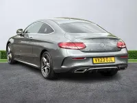 Begagnad Mercedes C200 AMG line 2023 Grå Sportkupé
