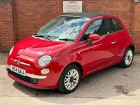 Used Fiat 500C Lounge 2014 Red Cabriolet
