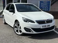 Used Peugeot 308 GT-line 2016 White Hatchback
