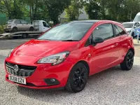 Used Vauxhall Corsa 75 HP (55 kW) 2019 Red Hatchback