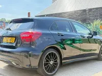 Used Mercedes A200 AMG line 136 HP (100 kW) 2017 Black Hatchback