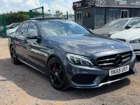 Używany Mercedes C220 AMG Line Premium 2015 Szary Sedan/Limuzyna
