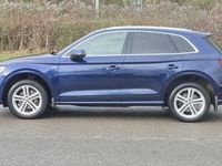 Used Audi Q5 S-Line 252 HP (185 kW) 2018 Blue SUV