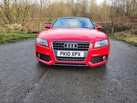 Used Audi A5 Cabriolet S-Line 170 HP (125 kW) 2010 Red Cabriolet