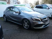 Usado Mercedes A200 AMG Line Premium Plus 136 HP (100 kW) 2017 Cinzento Citadino