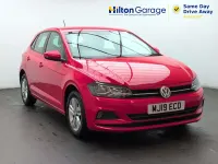 Used VW Polo SE 80 HP (58 kW) 2019 Red Hatchback