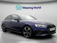 Used Audi A4 Black Edition 150 HP (110 kW) 2022 Blue Sedan