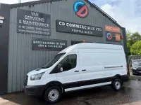 Usado Ford Transit 130 HP (95 kW) 2021 Branco Van